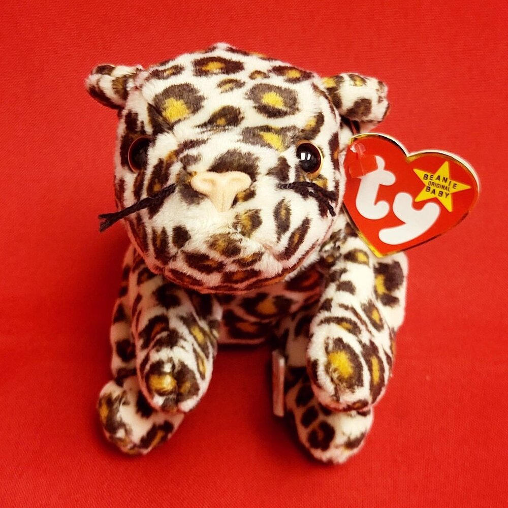 Ty Beanie Babies Freckles The Leopard 1996 Animal Plush Stuff Toy